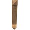 Ekena Millwork Traditional Arts & Crafts Smooth Bracket, Western Red Cedar, 5 1/2"W x 34"D x 34"H BKT06X34X34TRA03SWR - alternate 3